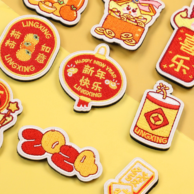 Cartoon Embroidered Velcro Patches 01 - 图片 2