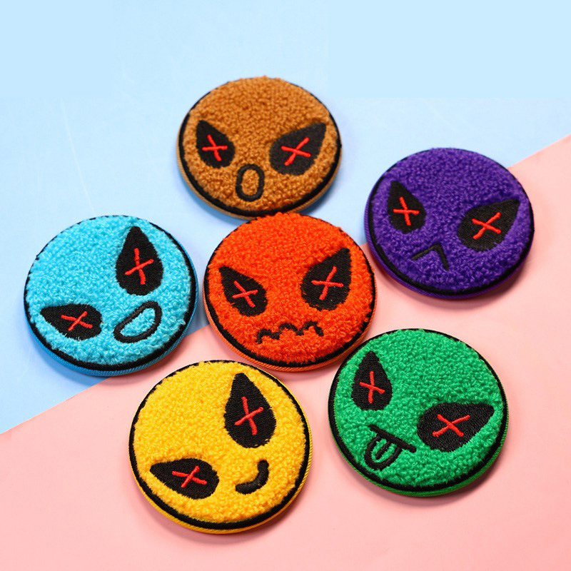 Chenille Towel Tin Badges 01 - 图片 2