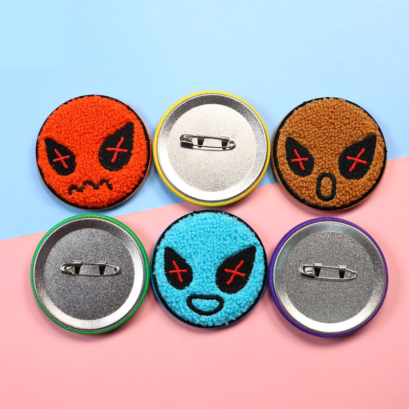 Chenille Towel Tin Badges 01 - 图片 3