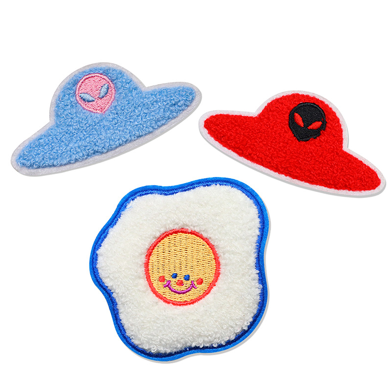 Chenille Towel Embroidery Patches 01 - 图片 5