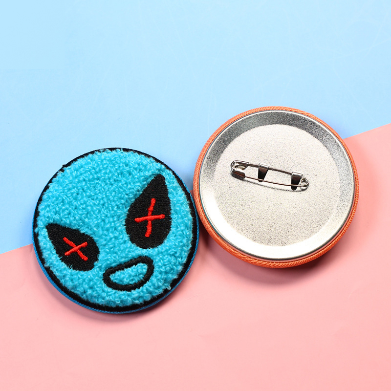 Chenille Towel Tin Badges 01 - 图片 5