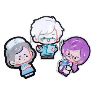 Anime Embroidery Fridge Magnets 01