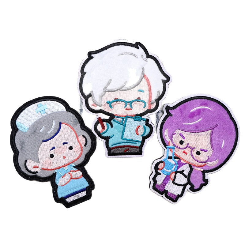 Anime Embroidery Fridge Magnets 01