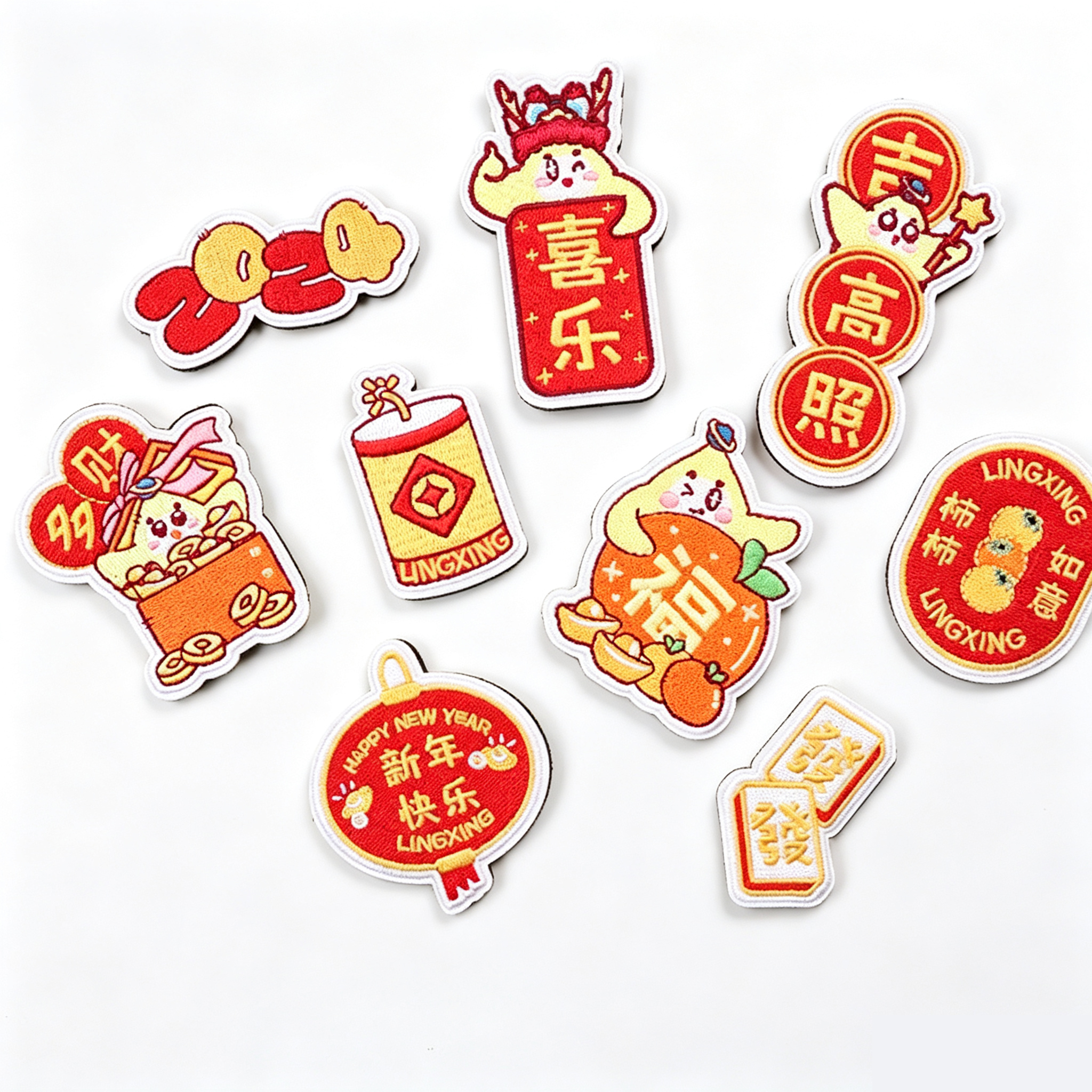 Cartoon Embroidered Velcro Patches 01